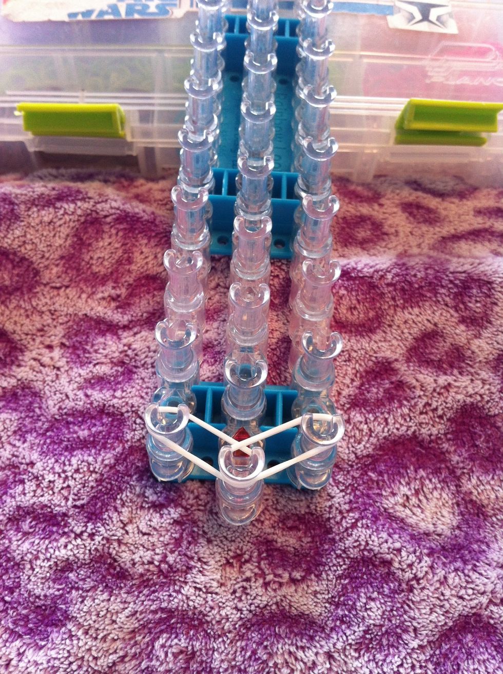 Place your second band like that.