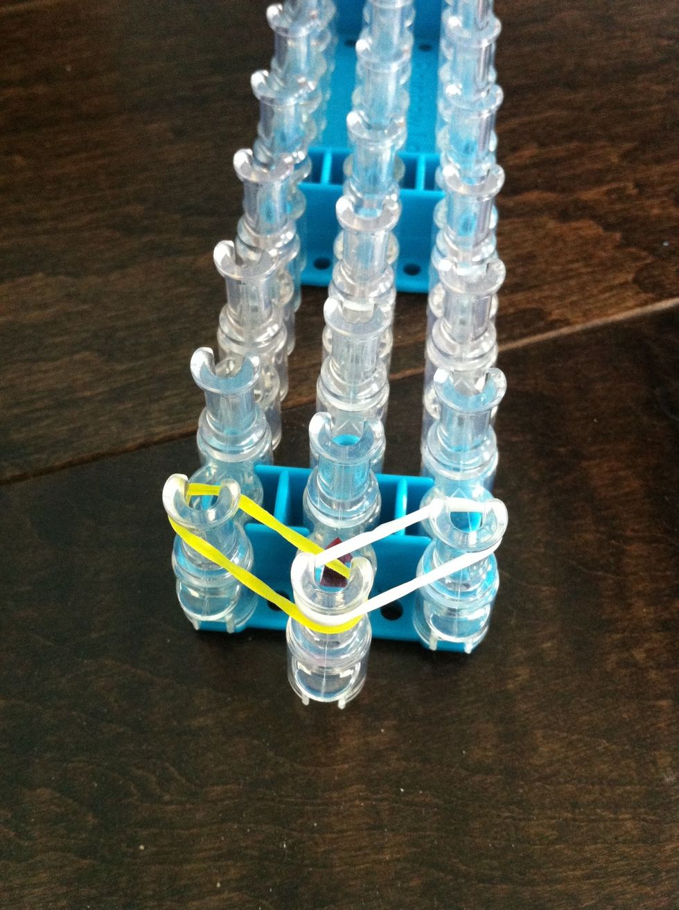 Place your second band.