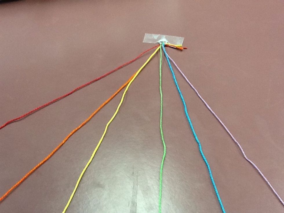 Place your strings in whatever order you want from left to right.