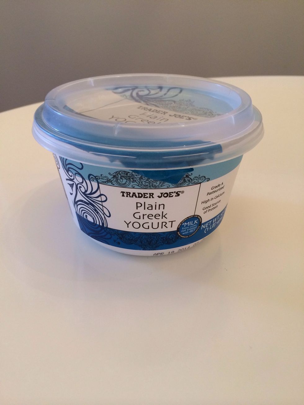Plain Greek yogurt