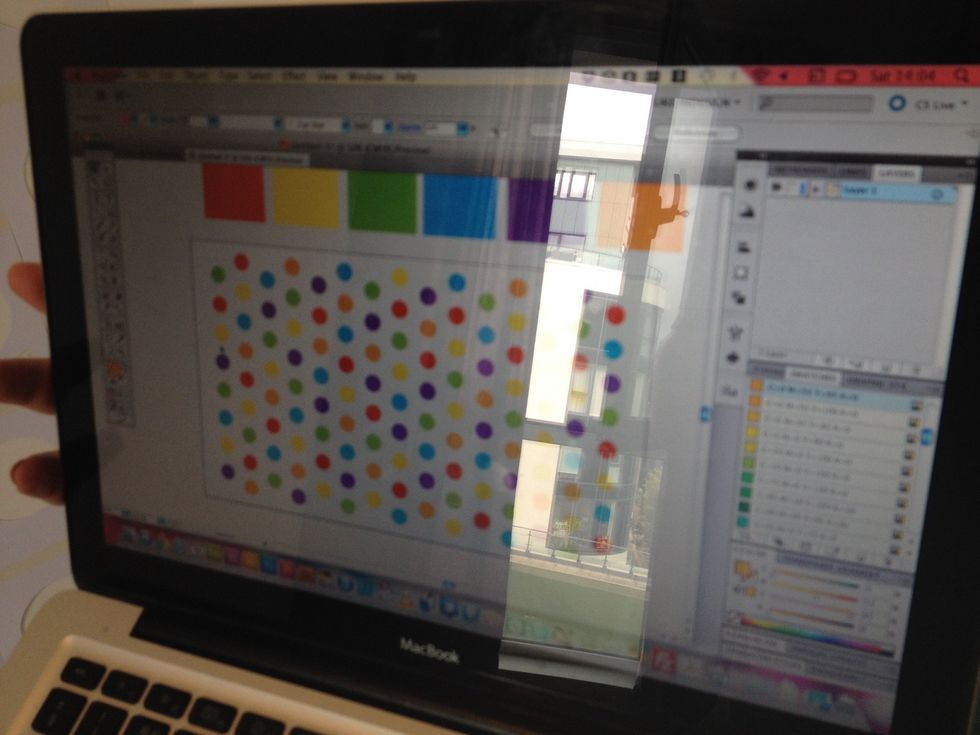 Plan out what colours are going where