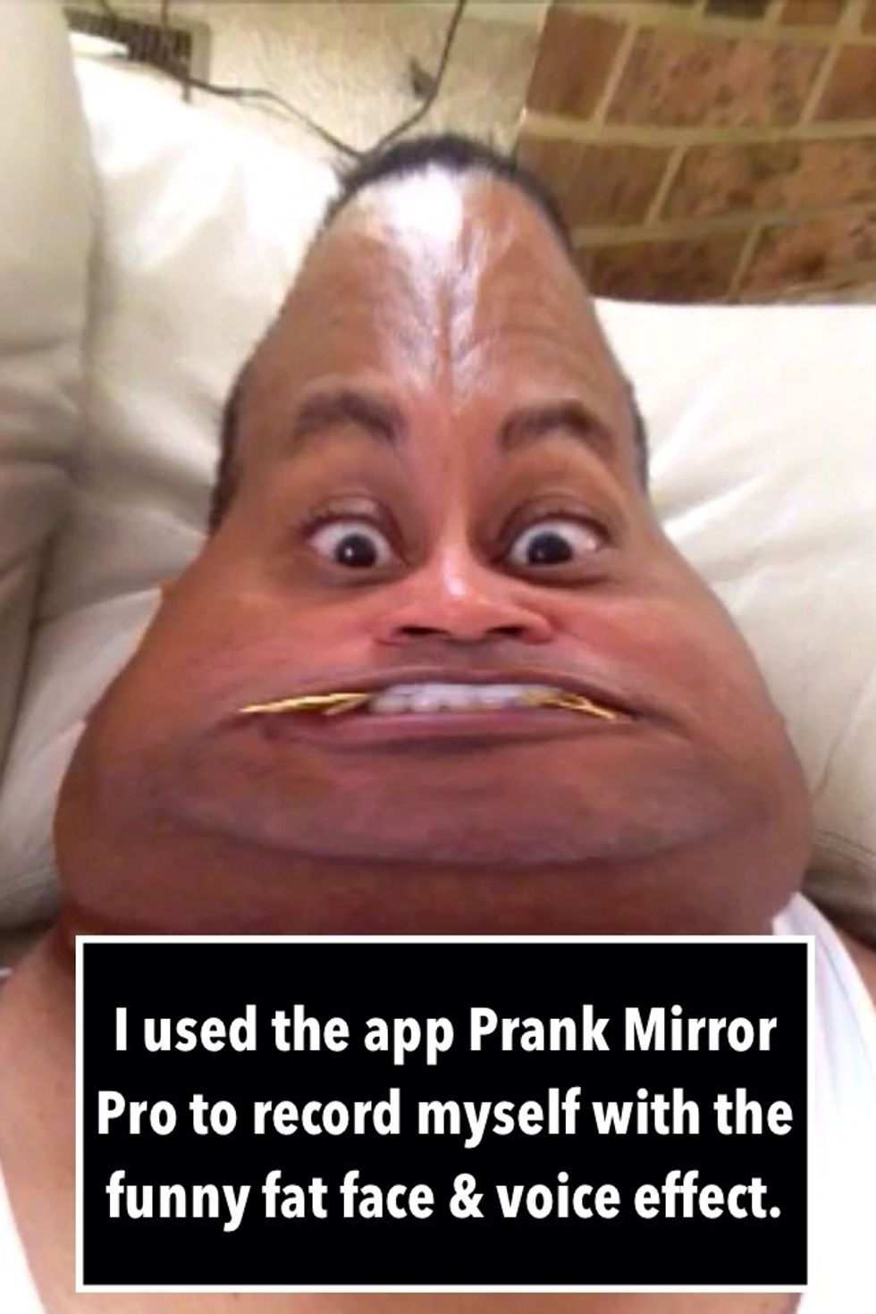 Plan your script out before recording & play around with the many funny mirror effects within the Prank Mirror app.
