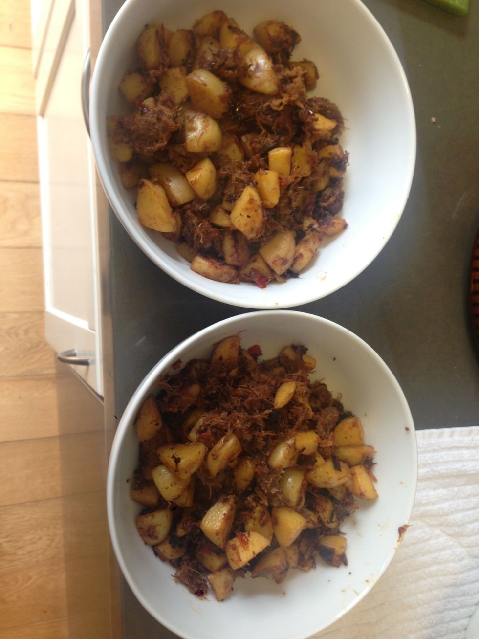 Plate it (or bowl it, I guess).