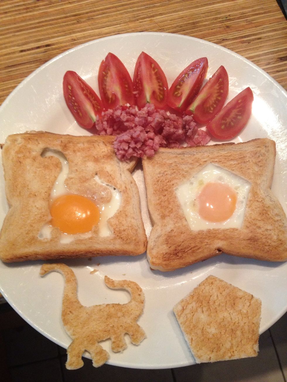 Plate up and ready to enjoy