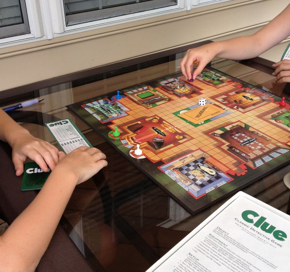 Play a board game with your children. If you don't have children, borrow some!