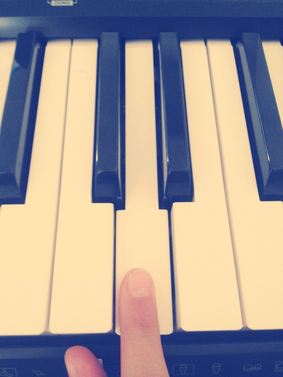 Play a D five times.