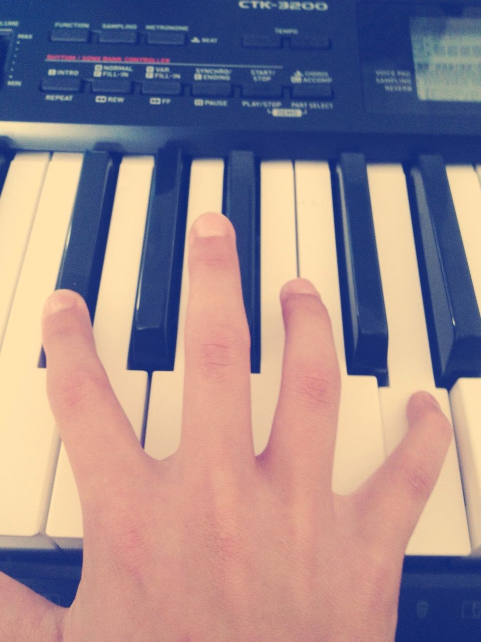 Play a #F & D. (Same time)