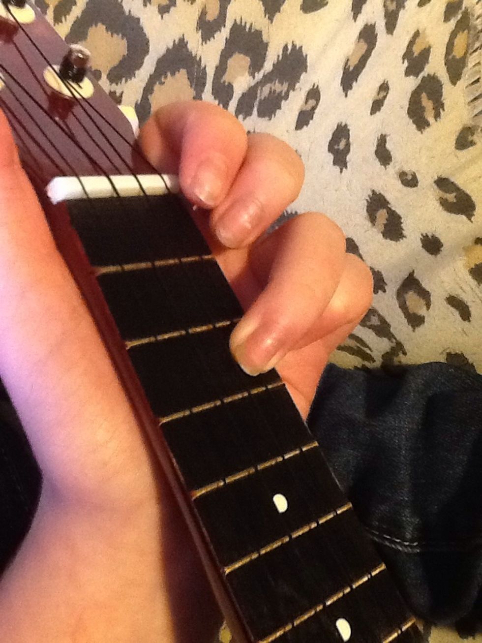 Play C twice (A string, third fret)