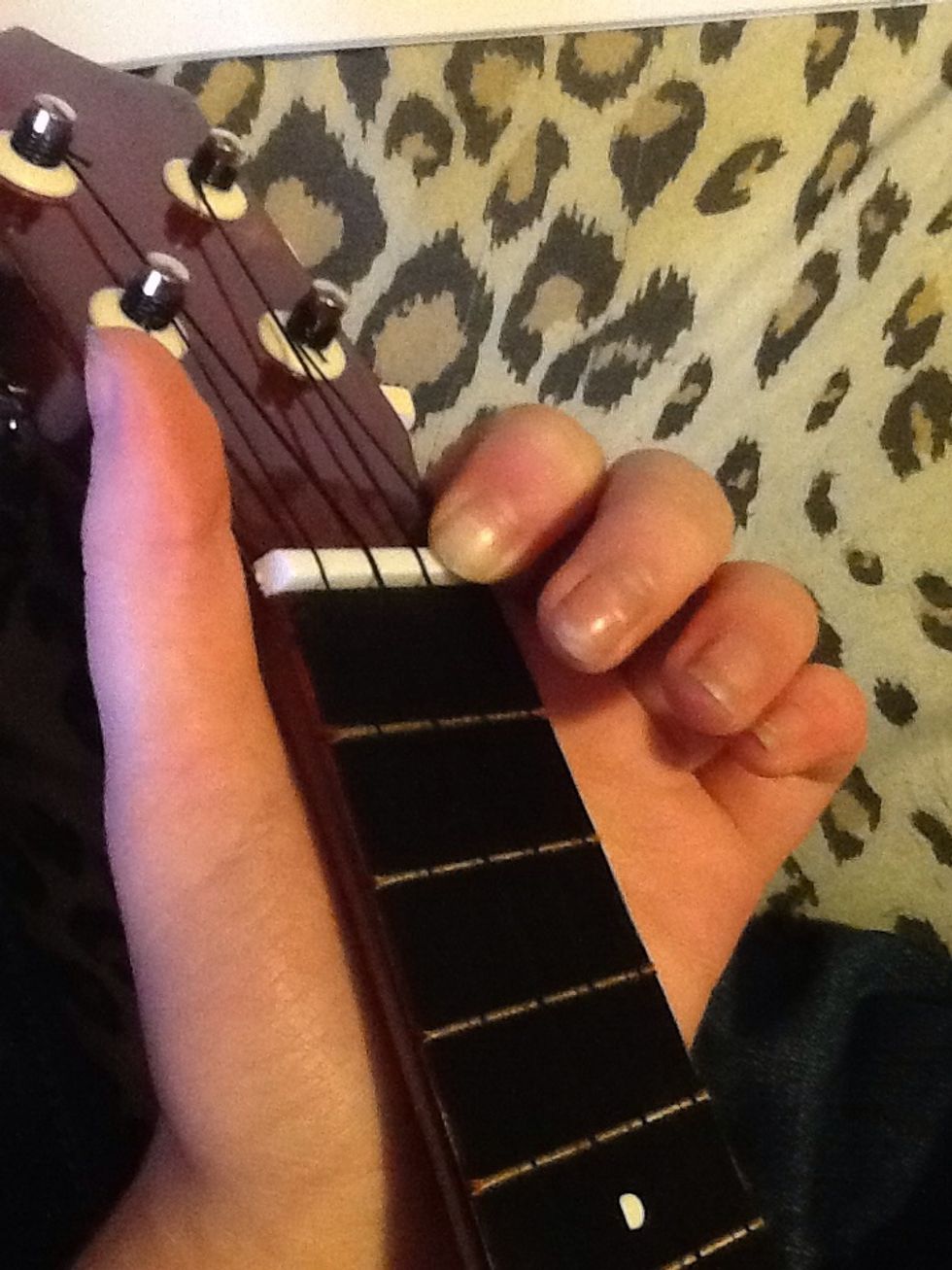 Play open A string once