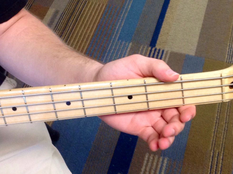 Playing the G string without any fingers on the fretboard is the sixth note in the scale.