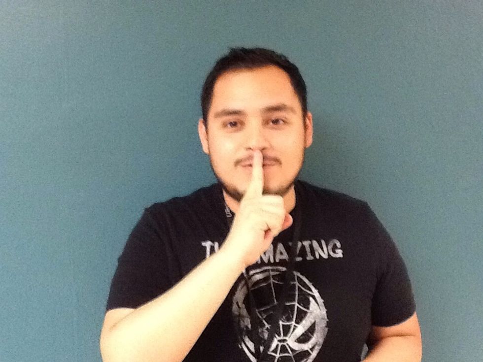 Please don't disturb classrooms and offices by being loud!