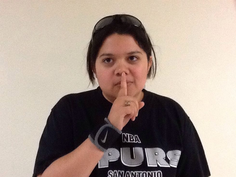 Please go through stairwells QUIETLY!!!