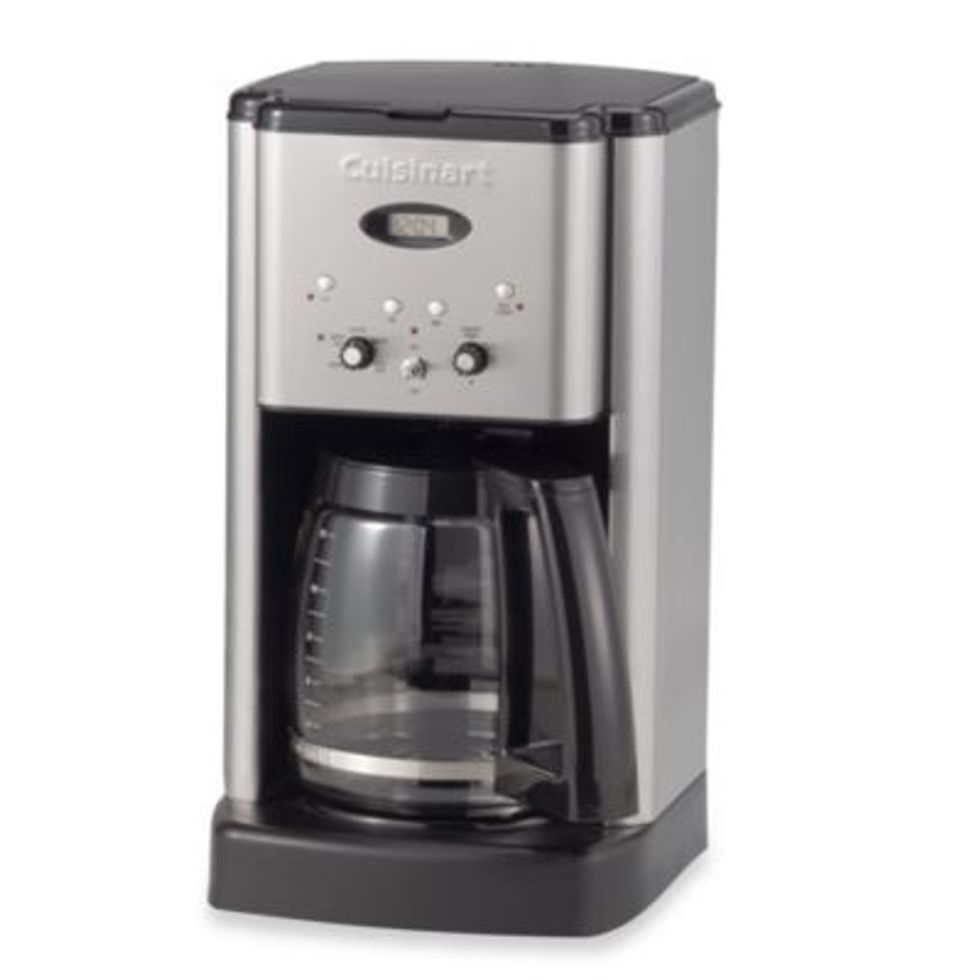 Plug in your coffee pot.