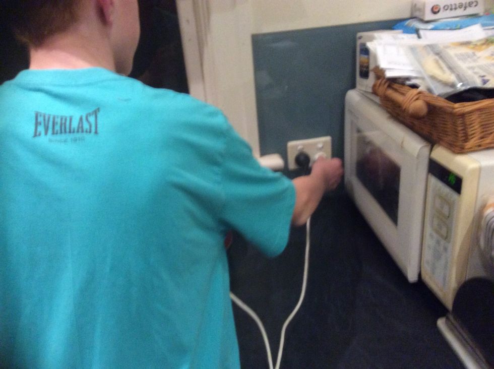 Plug your blender in