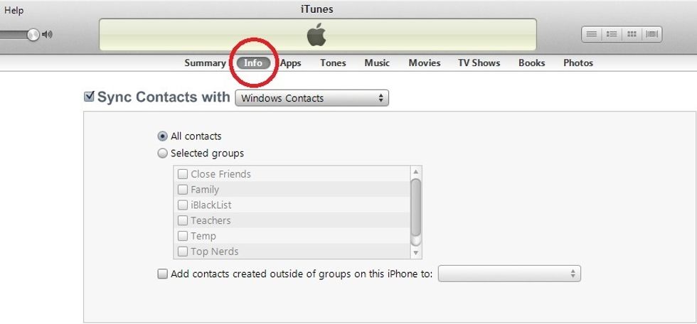 Plug your device to computer, run iTunes and in your devices section click on your device and then click on "Info" tab. Then in the field in front of "sync contacts with" choose "windows contacts".
