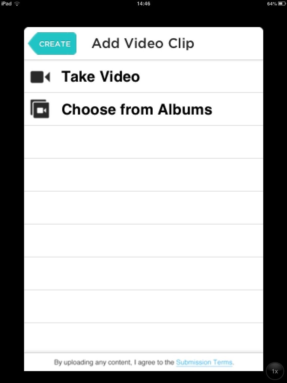 Podeu fer un video desde la c\u00e0mara o b\u00e9 seleccionar una gravaci\u00f3 del vostre rodet