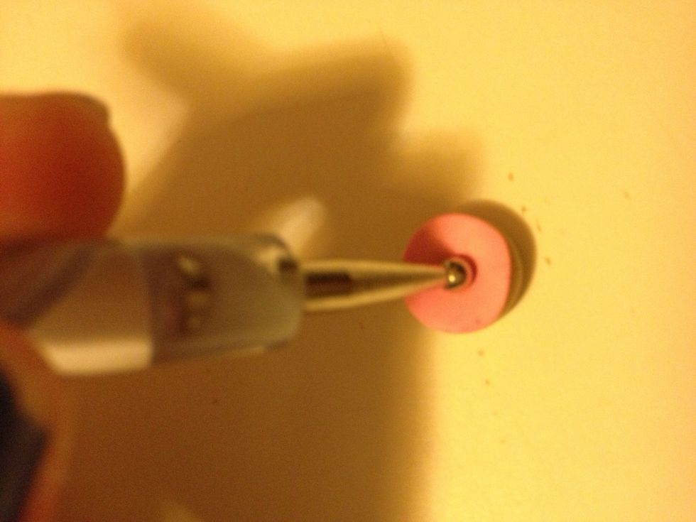 Poke a hole through it.