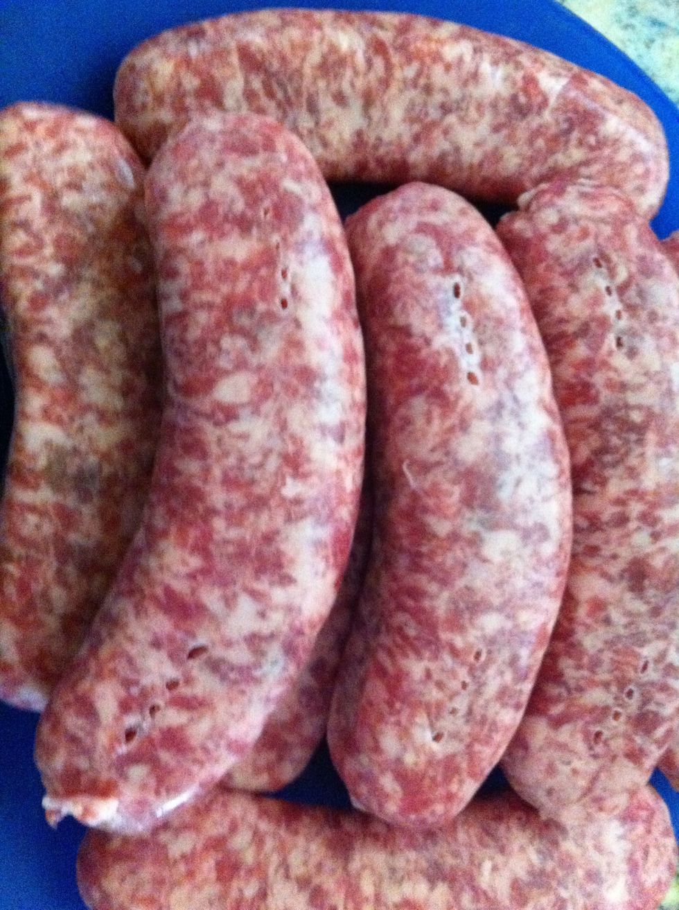 Poke hole on both ends.