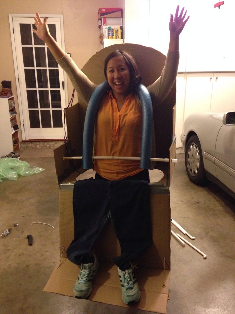 Making Roller Coaster Costume #coasterofterror #halloween #costume