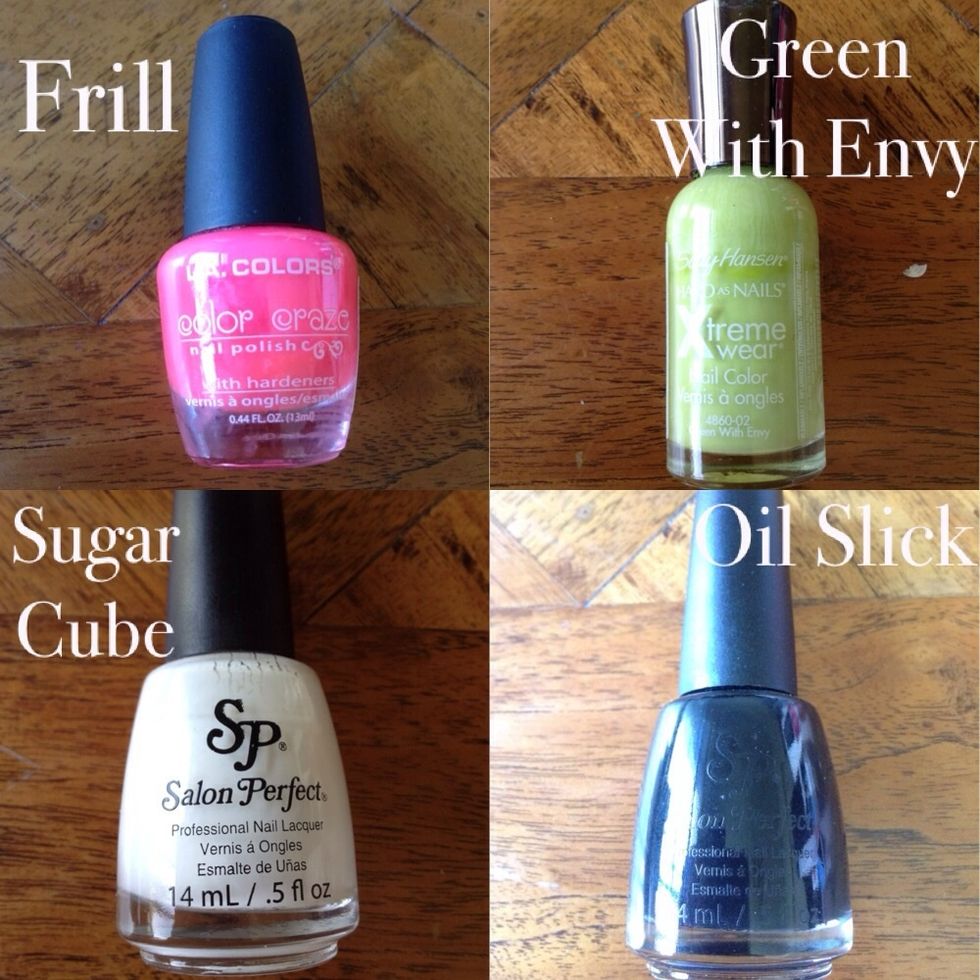 Polish used: (Click the picture for names)