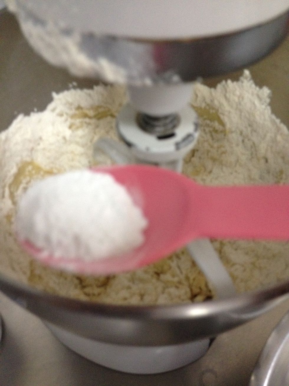 Polvo para hornear// Add the baking powder