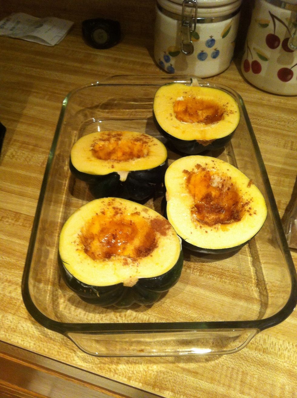 Pon el calabac\u00edn en el plato.