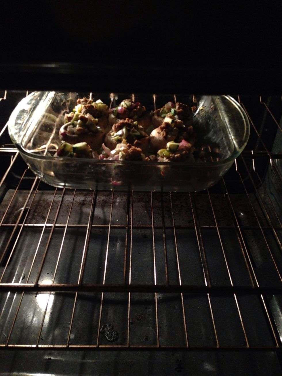 Pop in the oven at 375 degrees for about 25-30 minutes