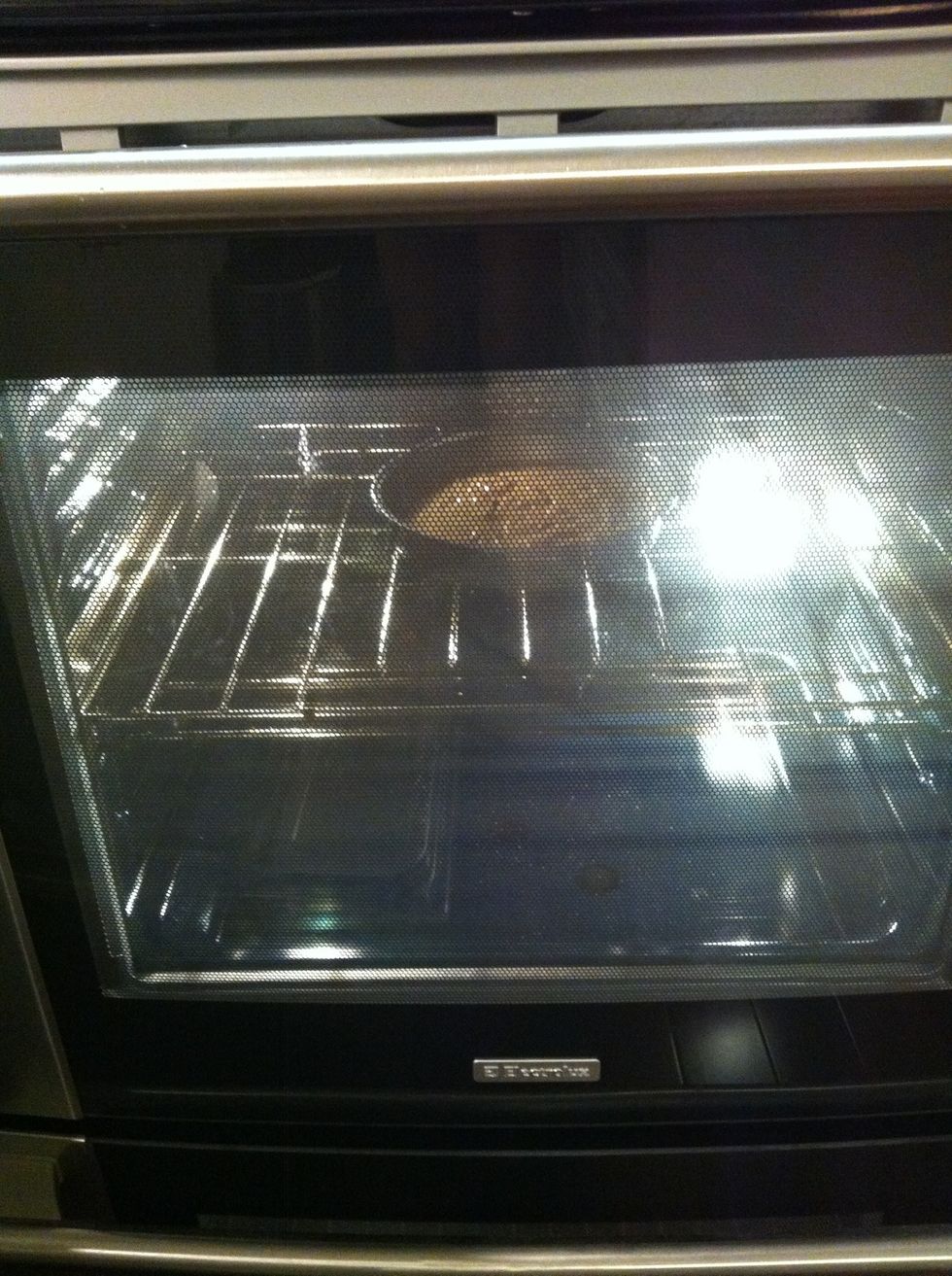 Pop into the oven and bake for 20 minutes or when inserted toothpick comes out clean!