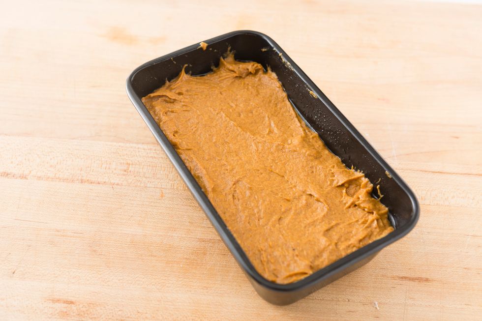 Pop it in the oven and bake for about 48 minutes, until the top is domed, golden and the center is set. If you use the toothpick trick, keep in mind that the cream cheese will never fully solidify.