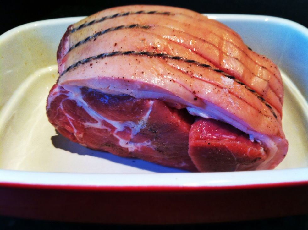 Pop it into an oven proof dish..