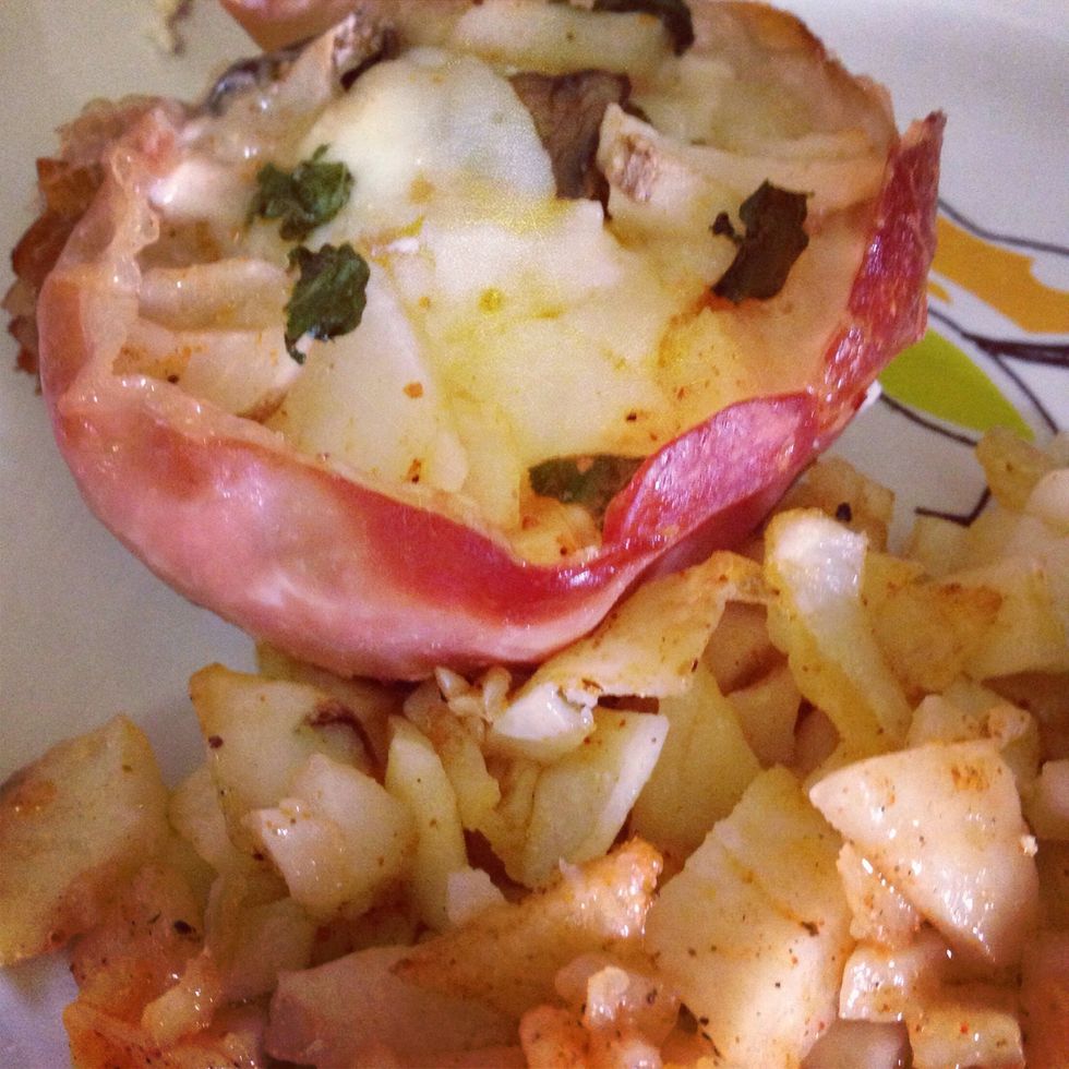 Pop out the breakfast bowls and enjoy!