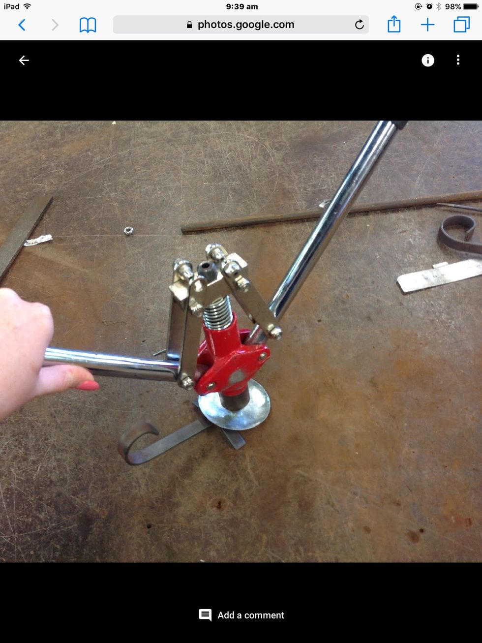 pop rivit all your components of the holder and then your finished :)