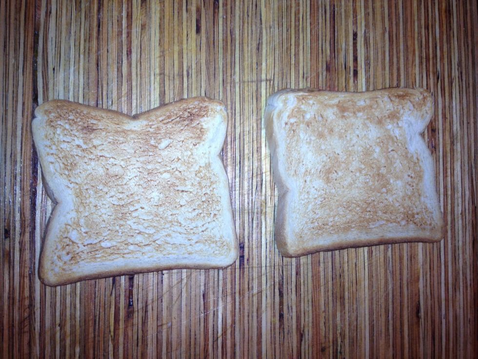 Pop under the grill toast one side