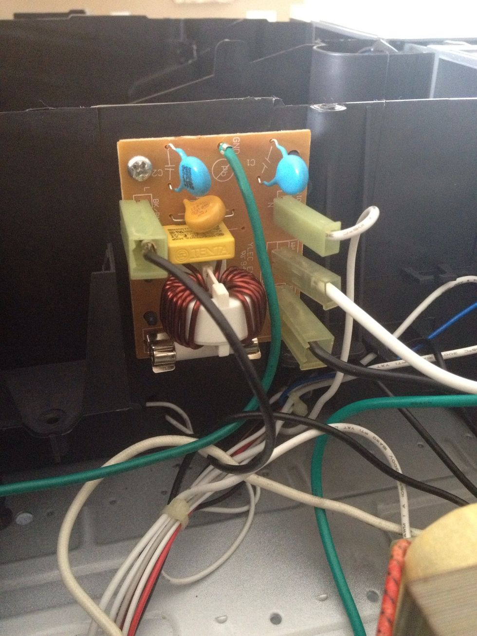 Popped the new fuse in and replace the board