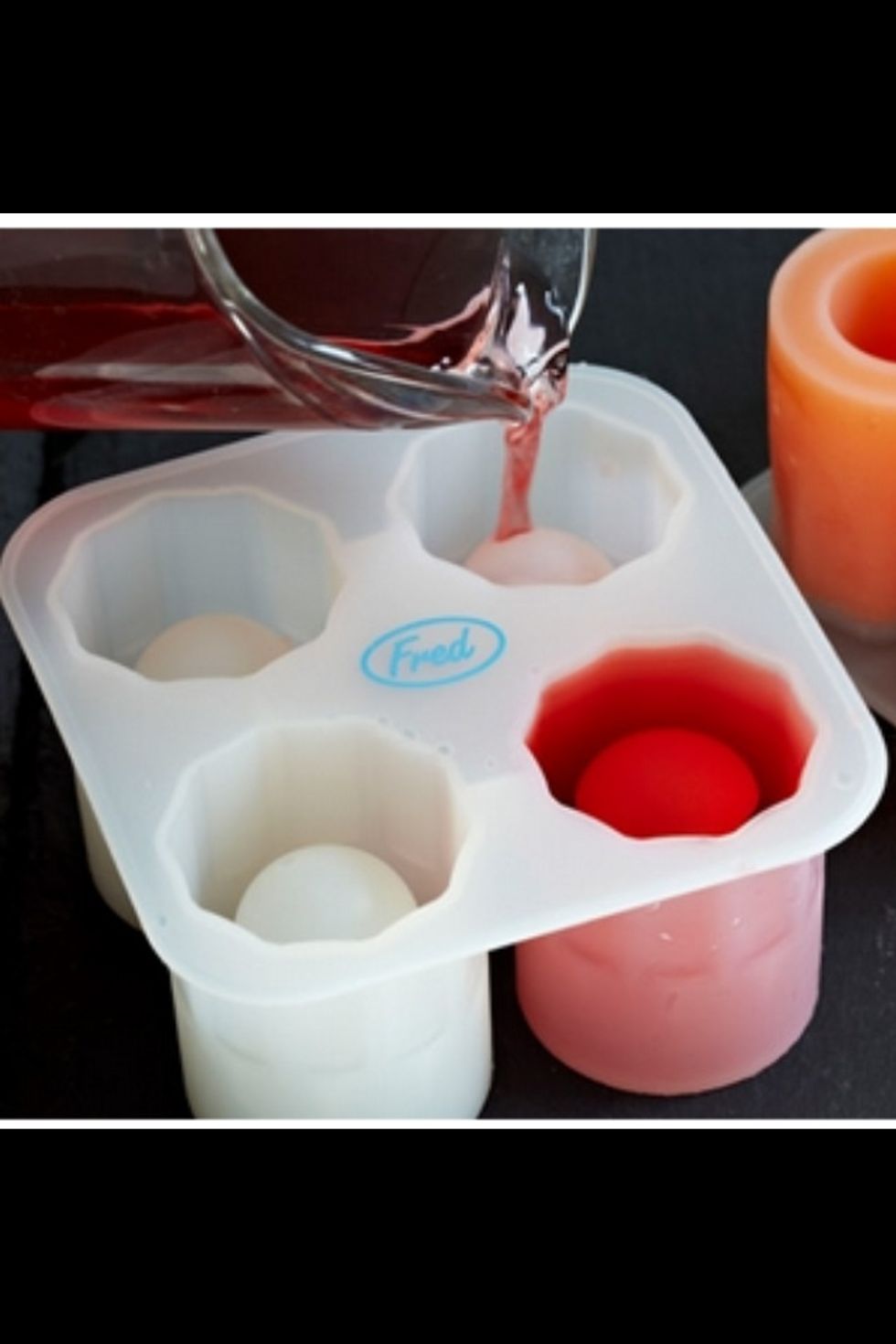 Pore in your colored water