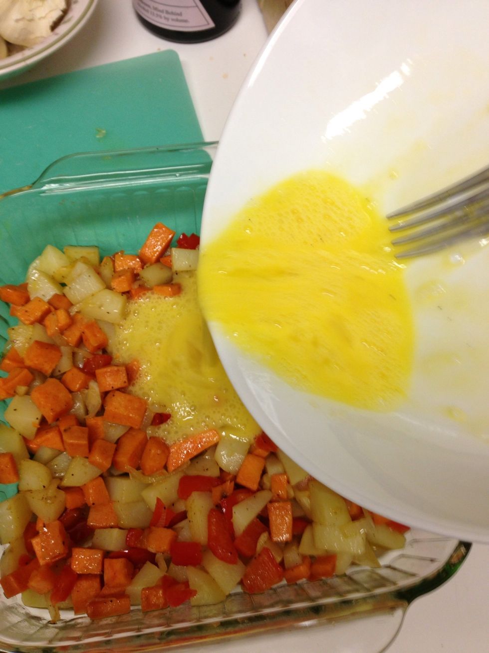 Pore to mixture