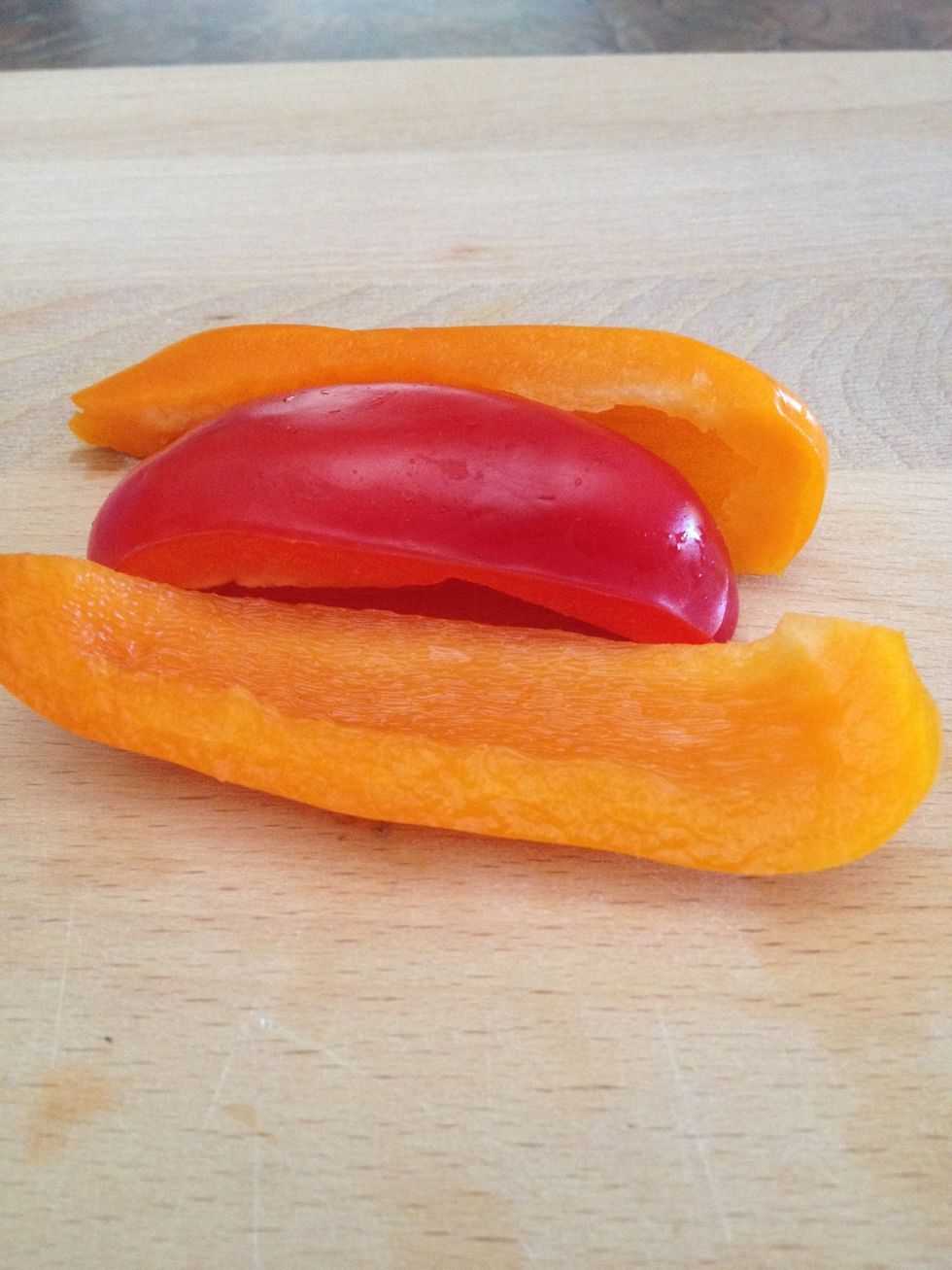 Portion of bell pepper
