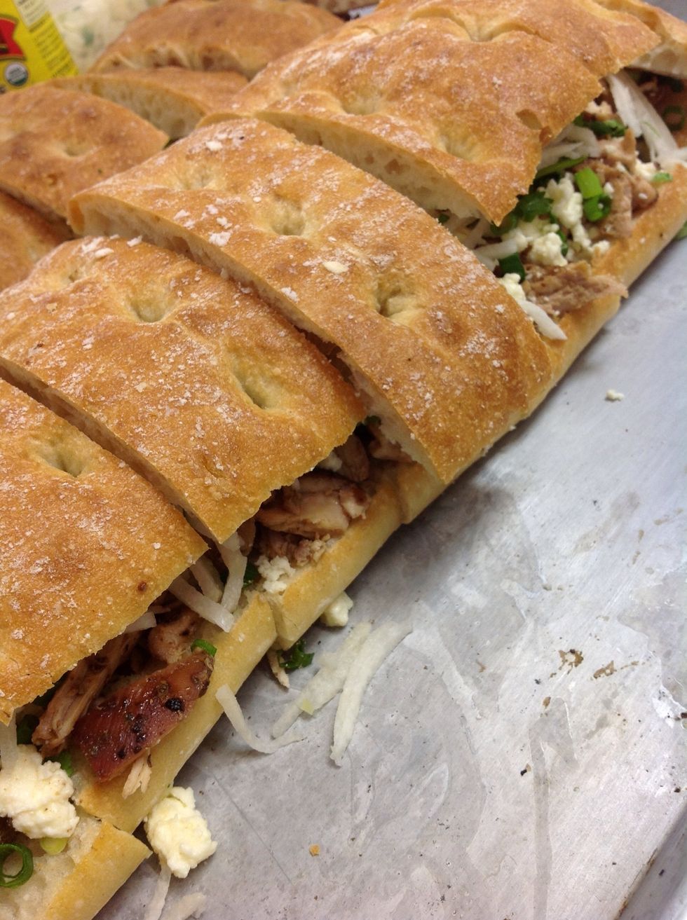 Portion size sandwich.