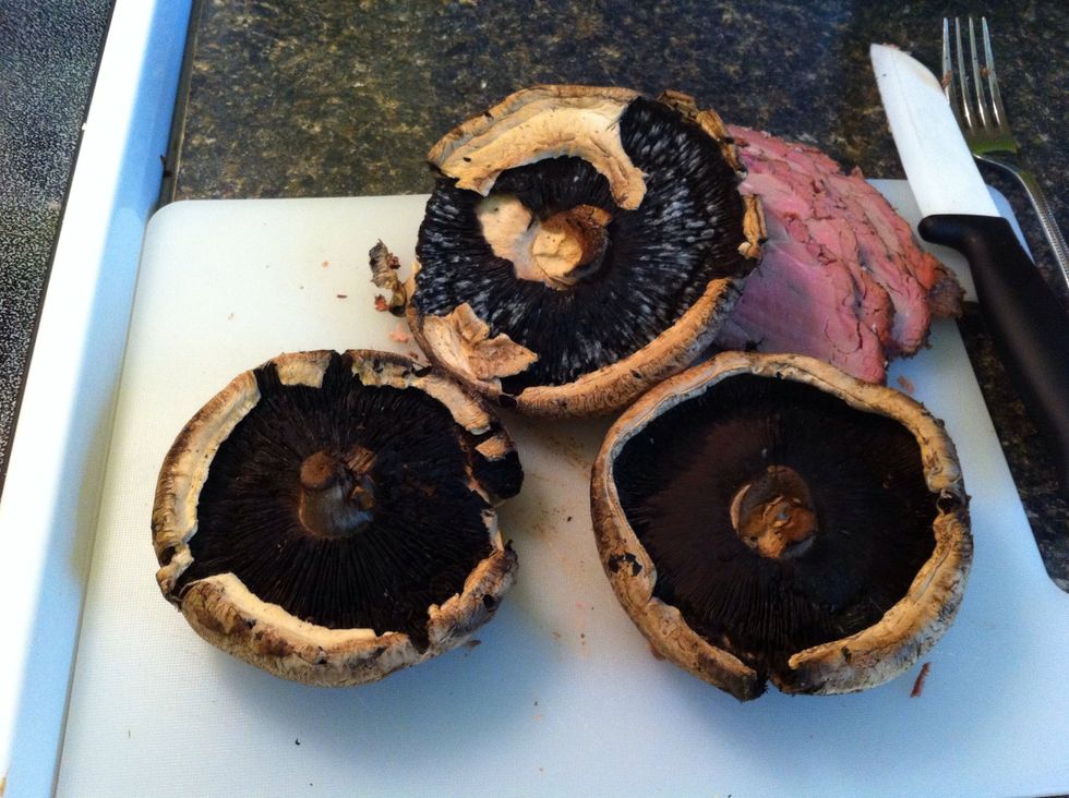 Portobello mushrooms.