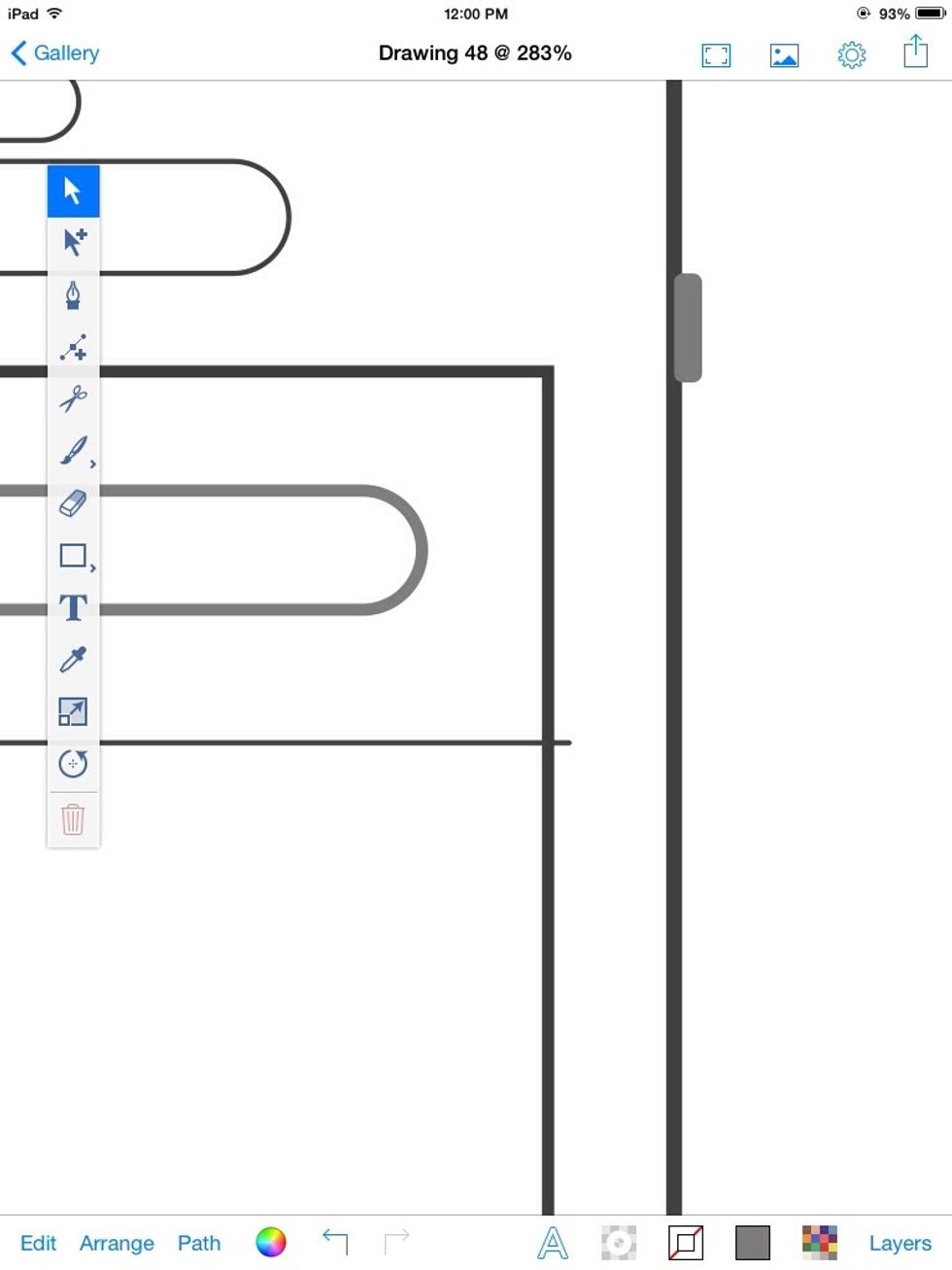 Position it alongside the device.
