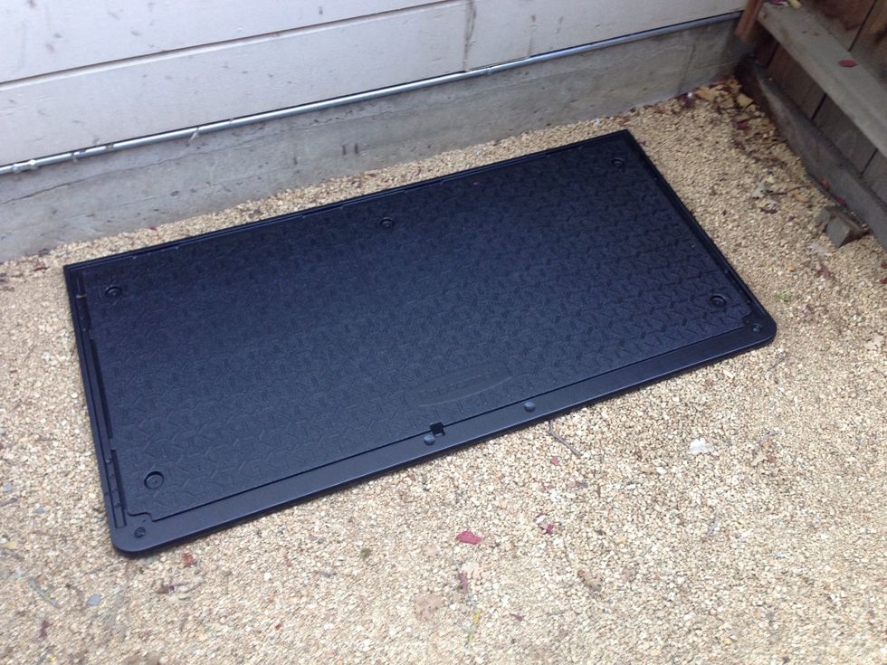 Position the floor so that the doors will have room to swing open.