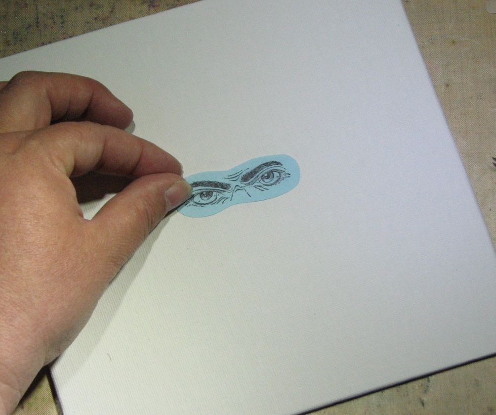 Position the mask where desired.  I put mine right in the center of the canvas.