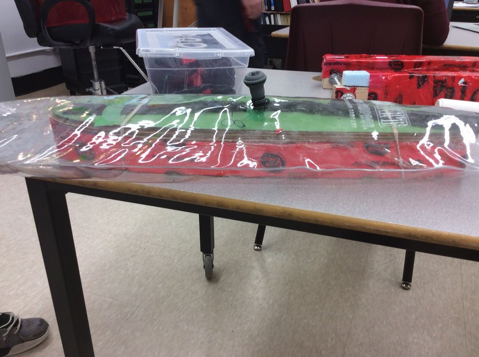 Position valve stem over breather net.