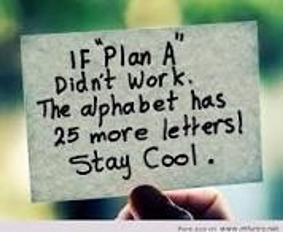 Post inspirational quotes and posters on places like your fridge, your backpack or purse, a mirror, anything really. It's a nice reminder for you to stay positive.