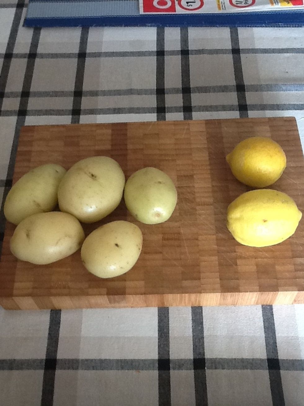 Potatoes and lemons