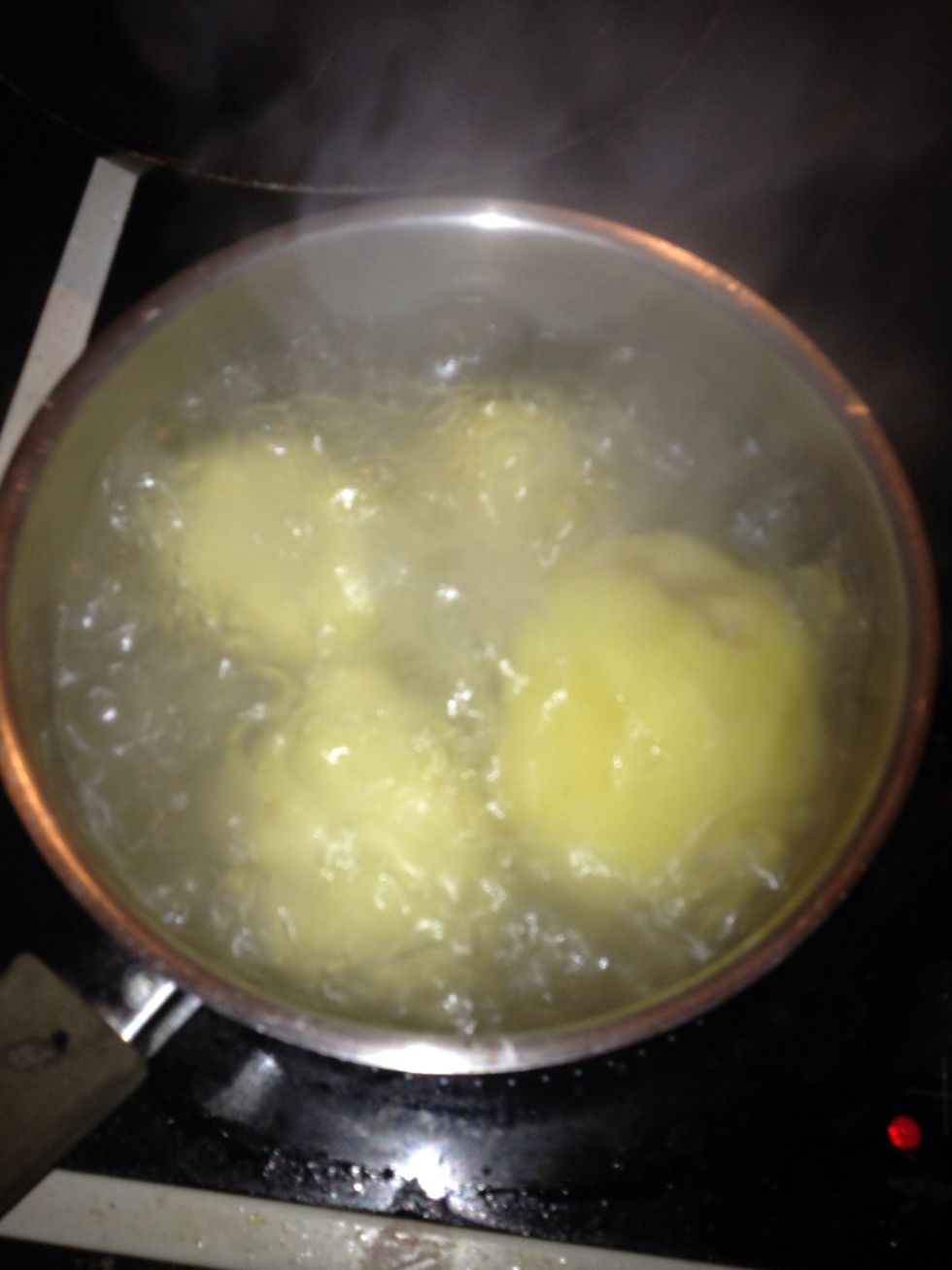 Potatoes on the boil