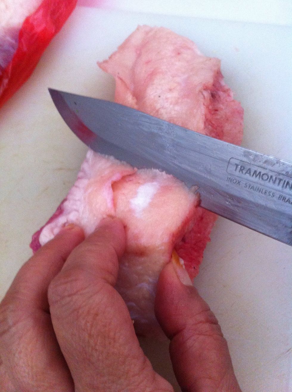 potong2 daging gajeboh sesuai keinginan