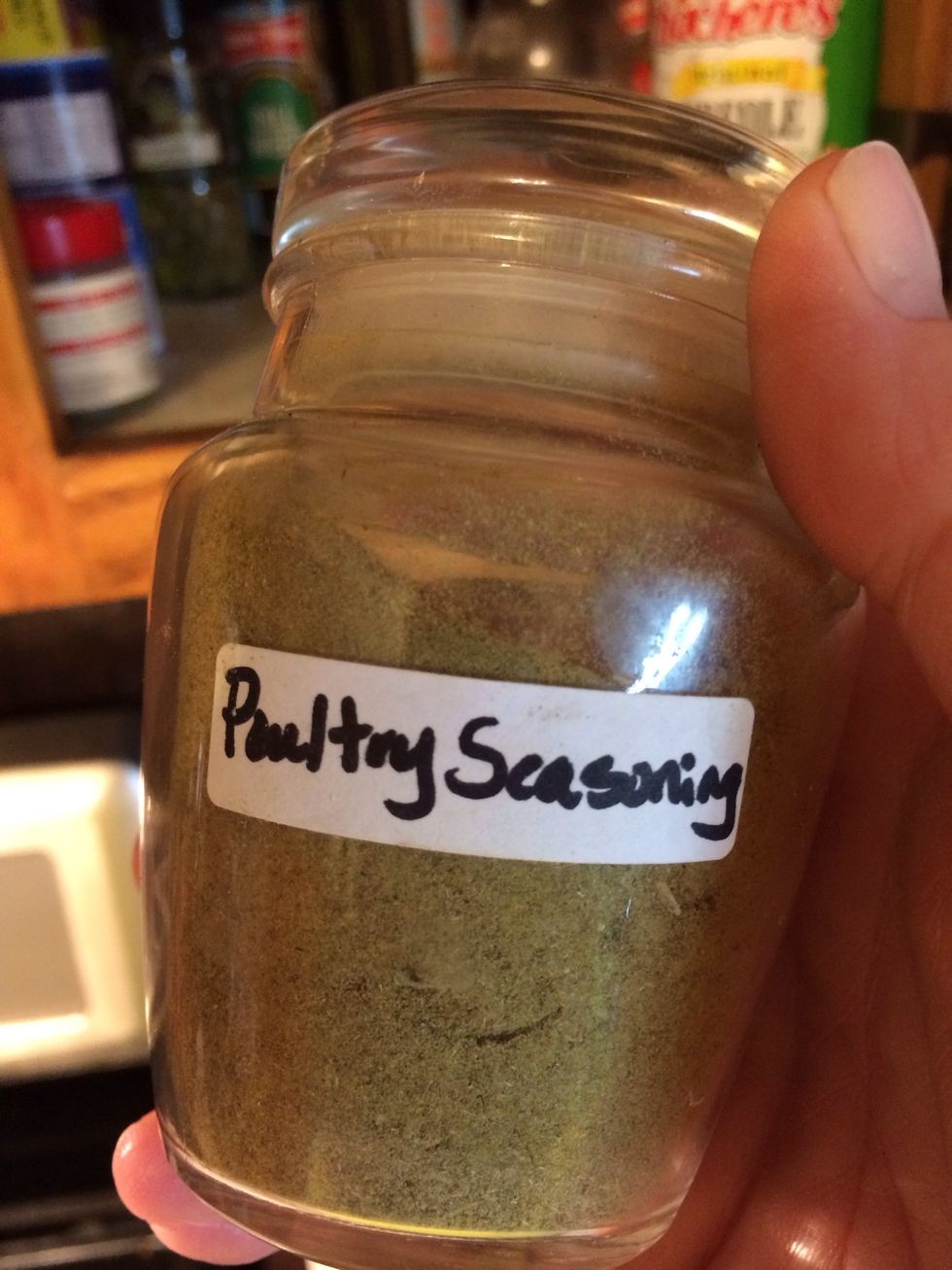 Poultry seasoning..I know sage is in this. But I like extra sage. ;)