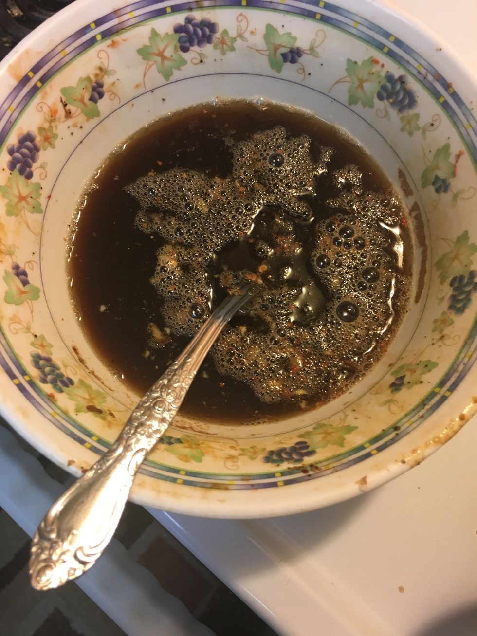 Pour 1/2 bottle of Coke