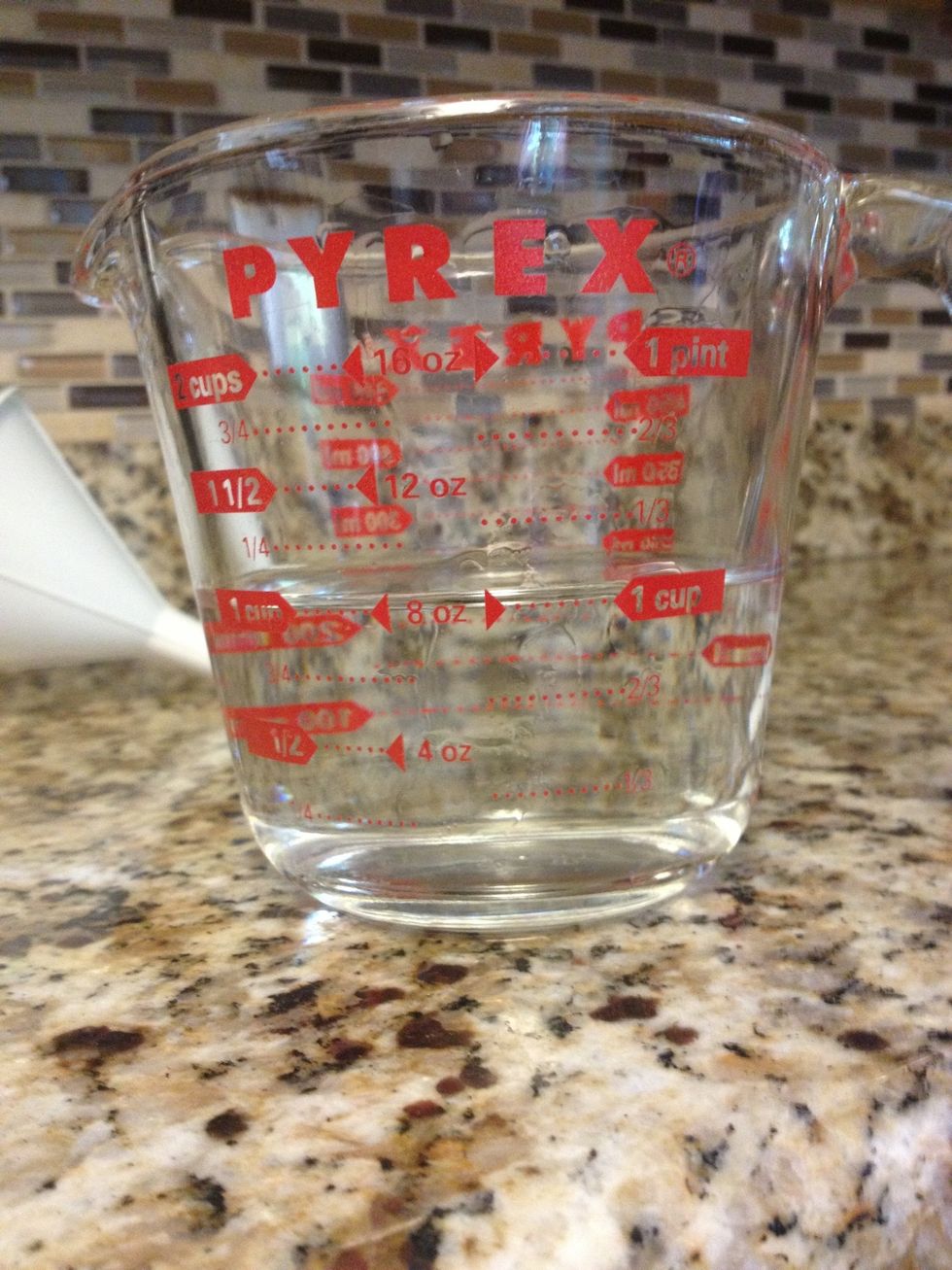 pour 1 cup of water